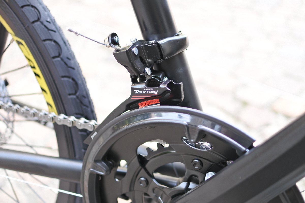 ●未使用新品！1円スタート！ミニベロロードバイク新型CALLE-VTTMブルホーンハンドル１４スピード！軽量アルミフレーム！ディスクブレーキ2_画像5