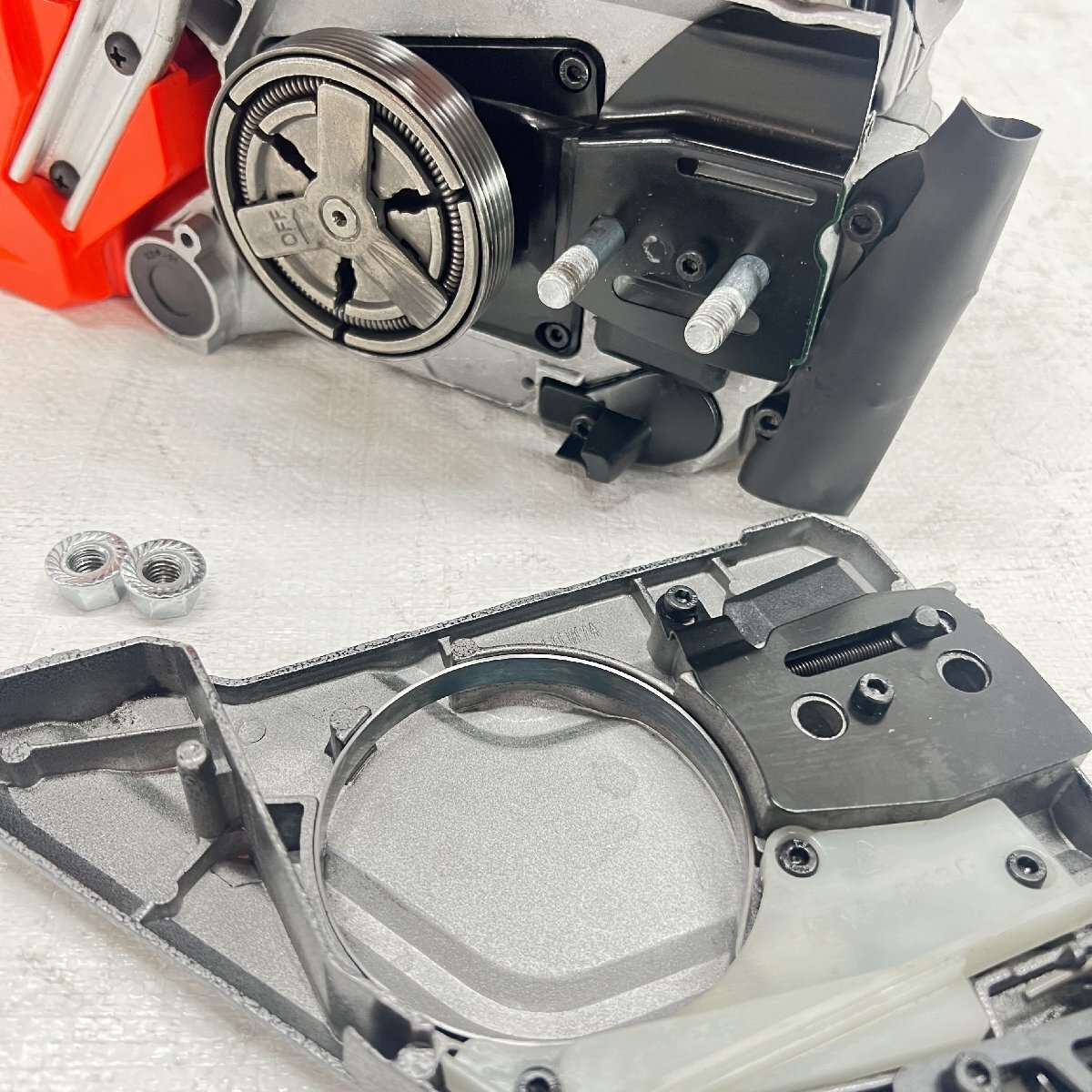 【未使用品】【展示品】 チェーンソー 20インチ エンジン式 52cc 2サイクル 3馬力 オレゴン製 ソーチェーン HG-K5200 【700-3】_画像6