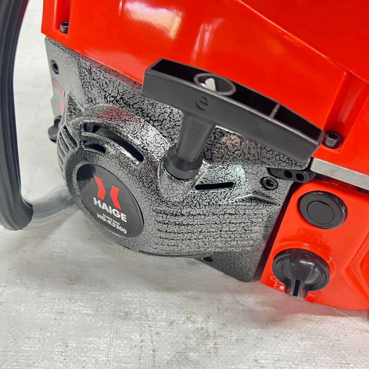 【未使用品】【展示品】 チェーンソー 20インチ エンジン式 52cc 2サイクル 3馬力 オレゴン製 ソーチェーン HG-K5200 【700-3】_画像8