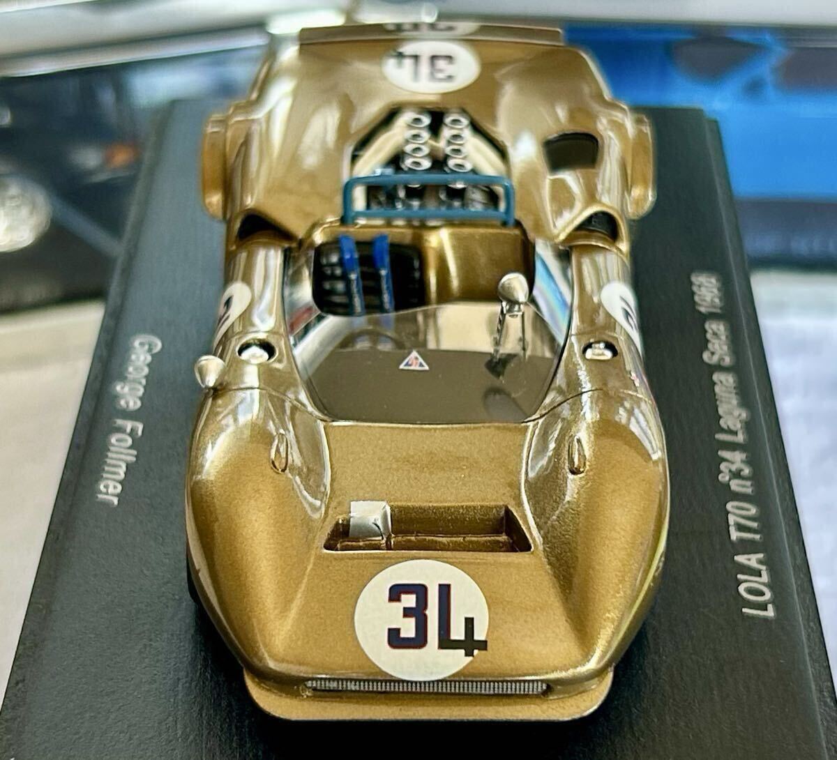 スパーク Spark 1/43 LOLA T70 n°34 Laguna Seca 1968 George Follmer [S1140]_画像2