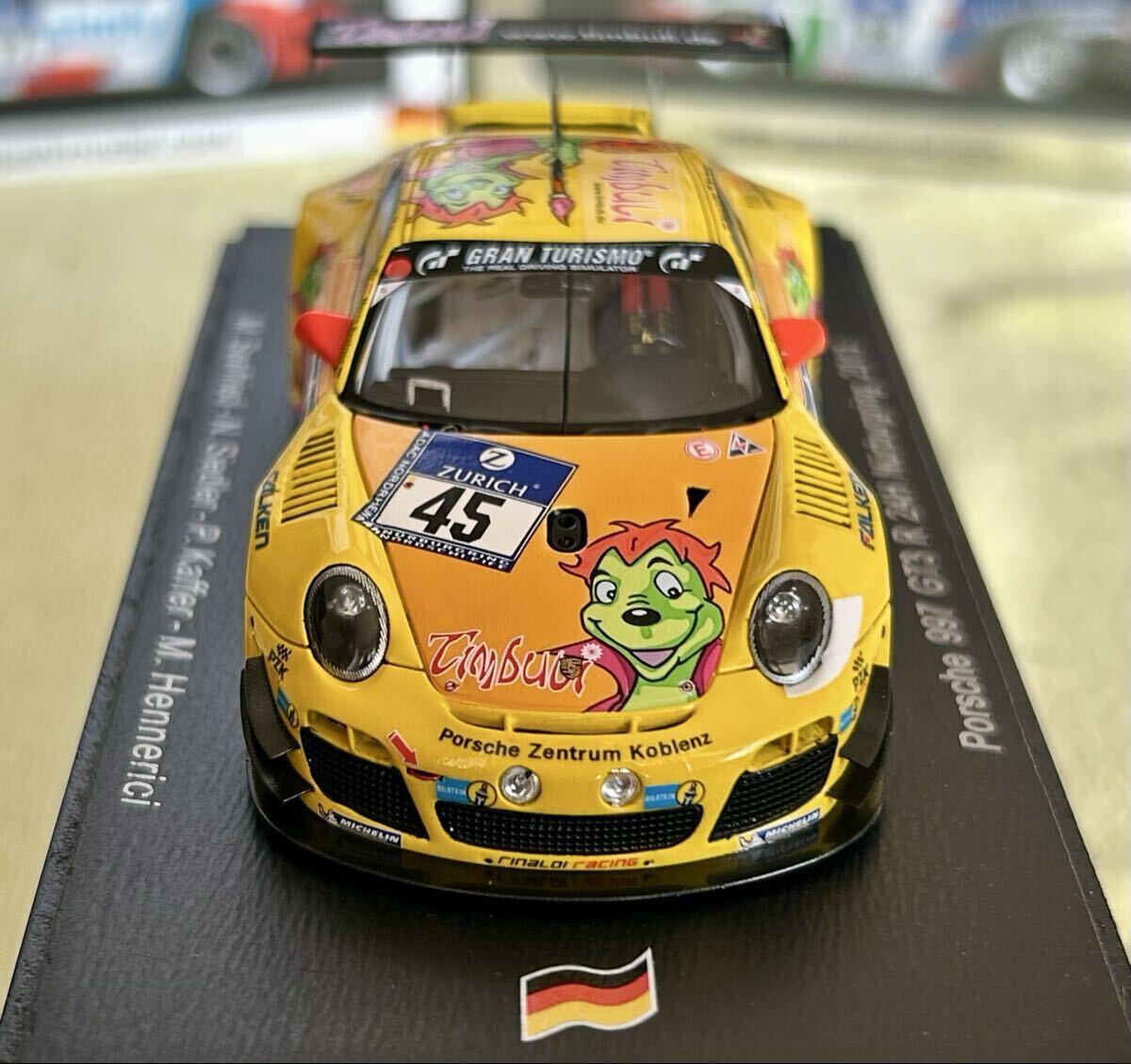 スパーク spark 1/43 Porsche 997 GT3 R n°45・ 24 Hours of Nurburgring 2013 [SG103] 012/300_画像2