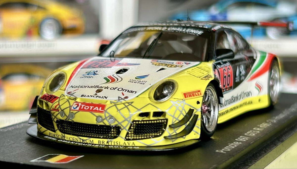 スパーク1/43 Porsche 997 GT3 R n°66 - 24 Hours of Spa 2013 [SB061] 209/300_画像3