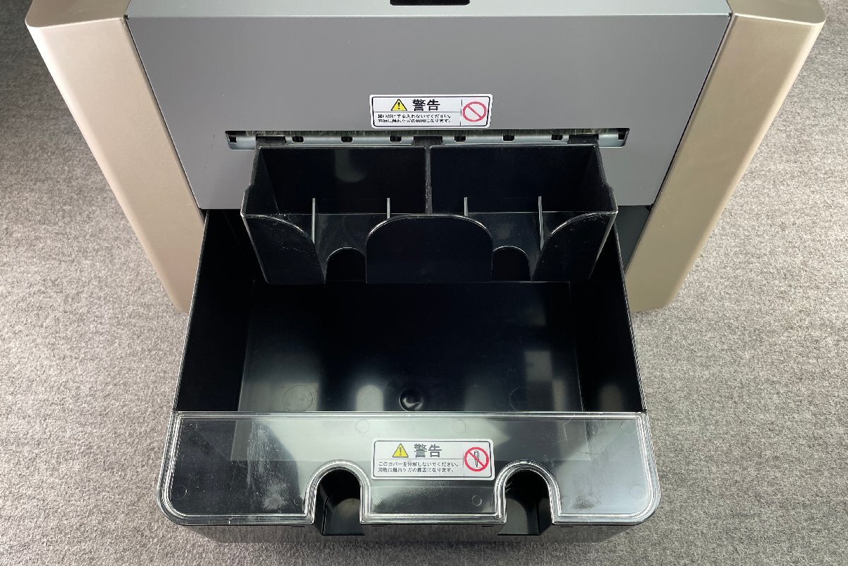 M◆インターテクノ(Inter-Techno)/卓上名刺カッター/PROSCUT PCM-15-PM2/スリッターユニット1種(PM2 日本標準名刺4号(55㎜×91㎜))/動作品_画像8