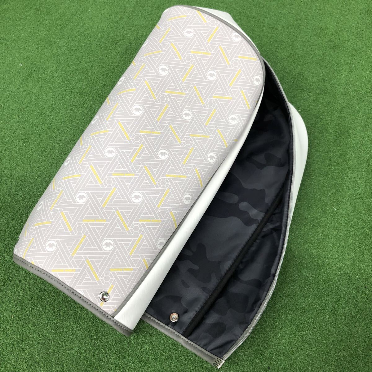 即決■キャディバッグ / HUNTING WORLD ハンティングワールド　HW-004　ライトグレー　9型　2023年_画像5