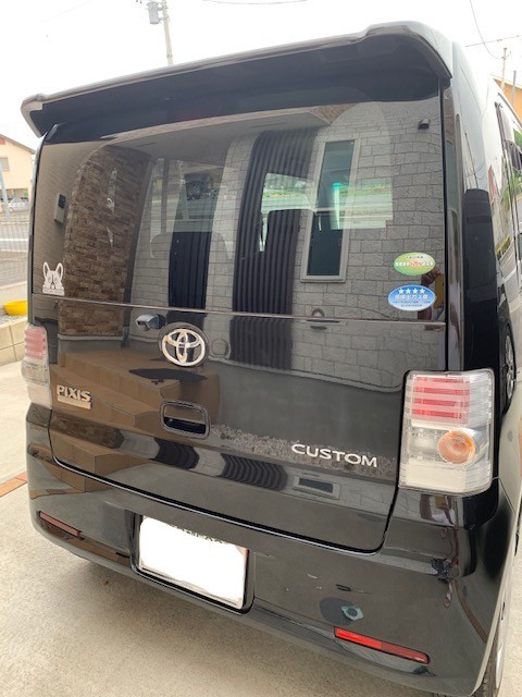 トヨタ★ピクシス★タント★ムーブコンテ★ワイパーレス★ブラックマイカ★X07★汎用簡単カラー手順書つき♪_画像1