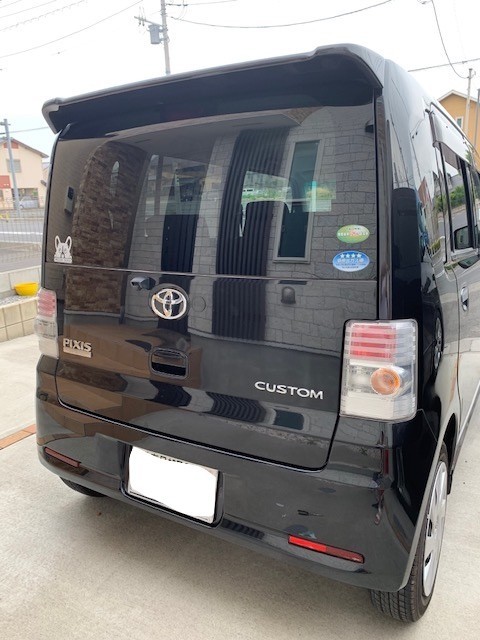 トヨタ★ピクシス★タント★ムーブコンテ★ワイパーレス★ブラックマイカ★X07★汎用簡単カラー手順書つき♪_画像2