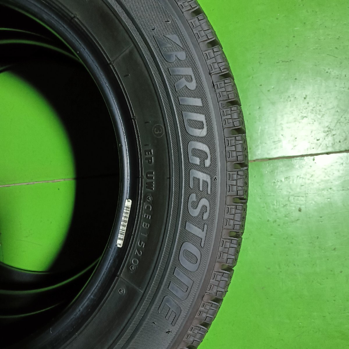 T10-20-2【一部地域送料無料！2本セット】165/70R14 81Q BS BLIZZAK VRX 2020年製/冬タイヤ/適格請求書発行可能★中古品★_画像7