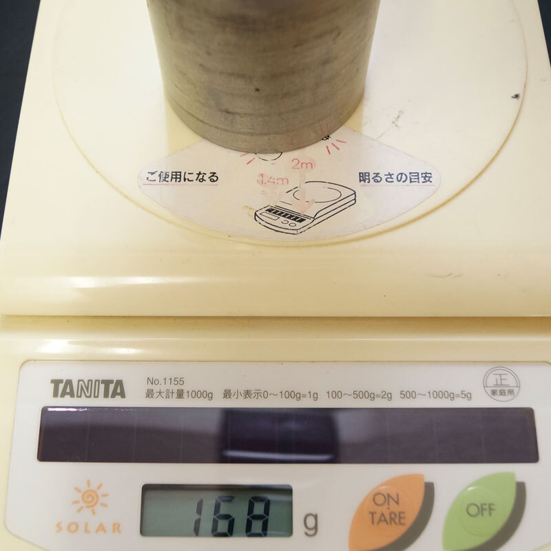 【真作】古錫 乾茂號造 茶心壷 茶入 茶壷 316g 煎茶道具 -816_画像7