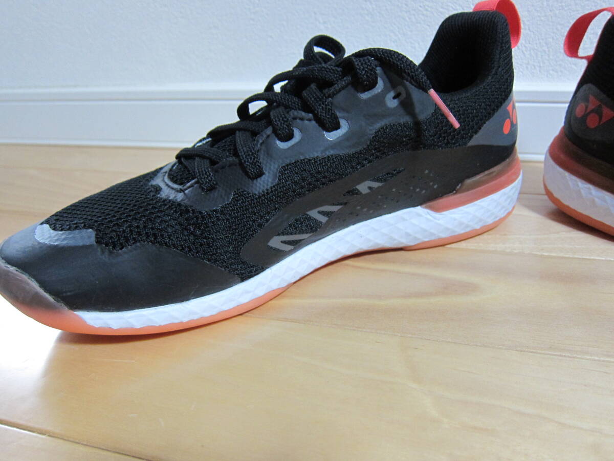 YONEX/ヨネックス パワークッション507☆テニスシューズ☆カーペット用♪黒/赤☆29cm/3E→4E相当☆幅広♪_画像5