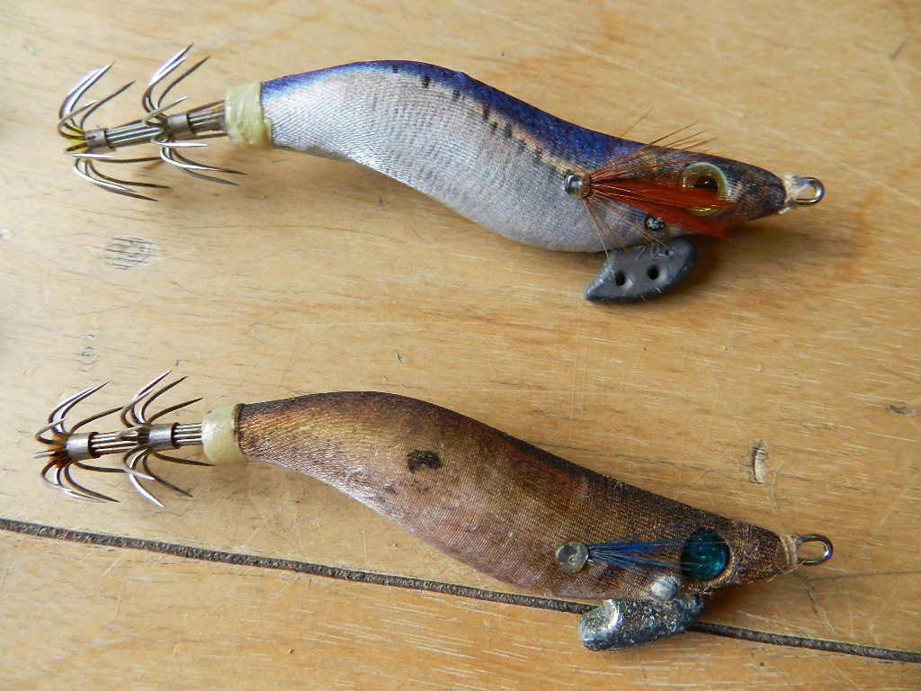 ヤマシタ エギ王Q ナオリー 1.8号5本、2.0号1本(YAMASHITA EGI-OH Q)ナチュラル リアル(スッテ、ドロッパー)☆クリックポスト185円☆_画像9