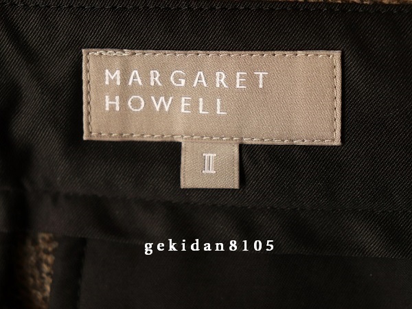 MARGARET HOWELL マーガレットハウエル 2018 グレンチェック クロップドパンツ カタログ掲載 43,200円 新品同様_画像8