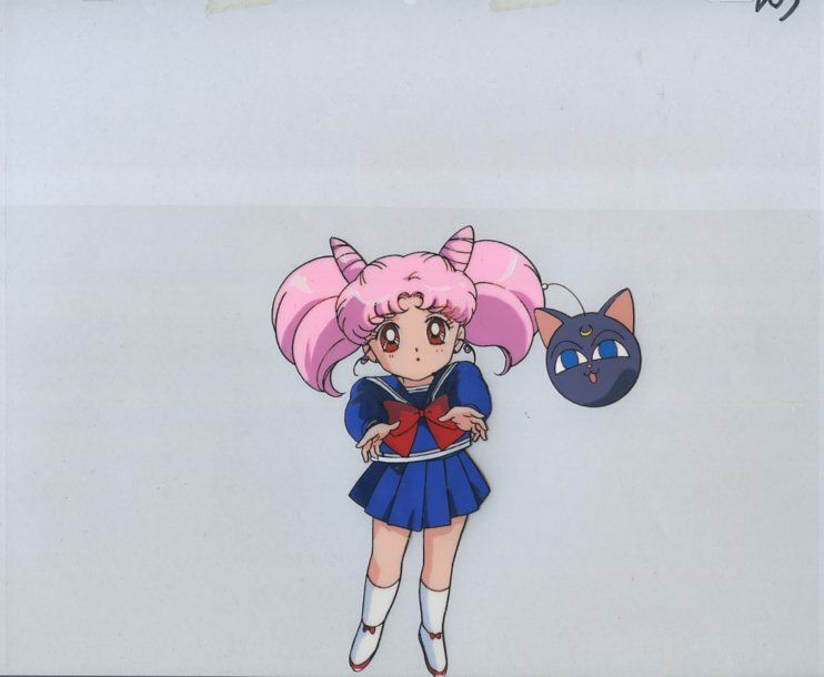 B цифровая картинка Sailor Moon (BANK scene ) тот 822