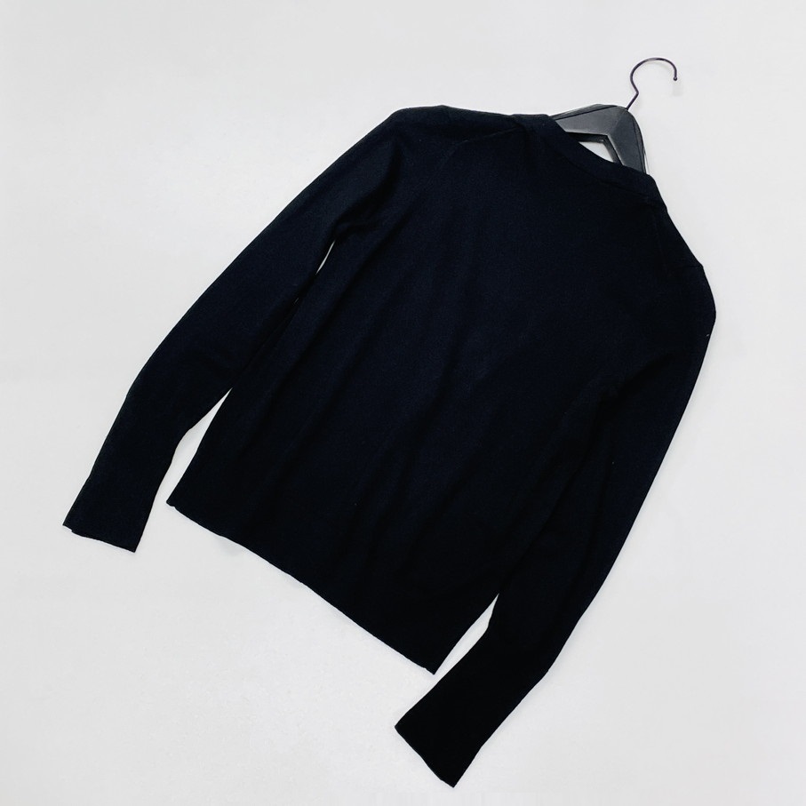 ZARA /S/ ブラック ビジューニットカーディガン 長袖トップス レディース カジュアル 大人可愛い生地ナイロン混ストレッチ デイリー ザラ_画像10