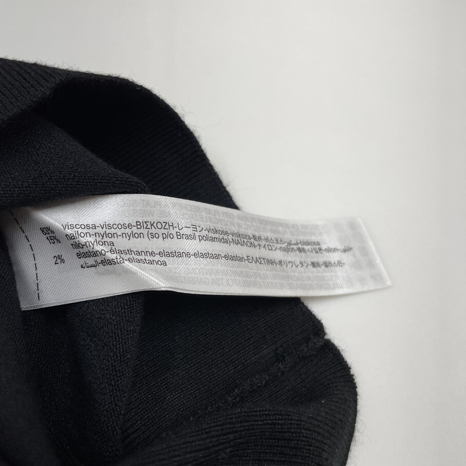 ZARA /S/ ブラック ビジューニットカーディガン 長袖トップス レディース カジュアル 大人可愛い生地ナイロン混ストレッチ デイリー ザラ_画像8