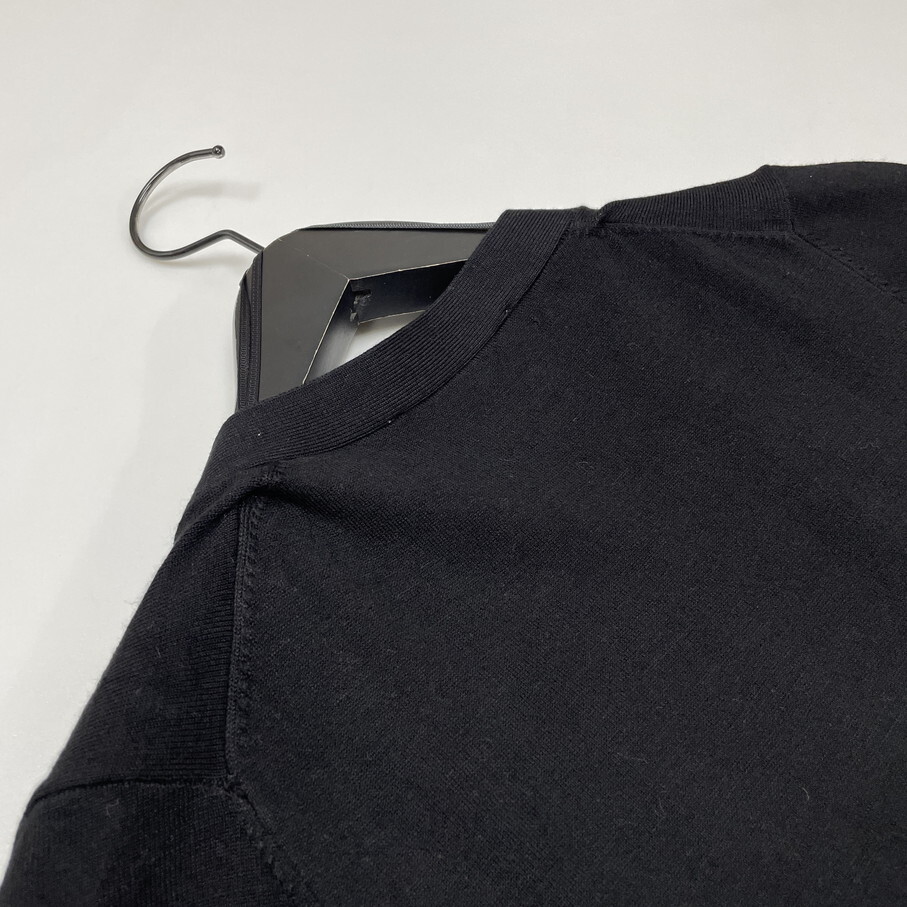 ZARA /S/ ブラック ビジューニットカーディガン 長袖トップス レディース カジュアル 大人可愛い生地ナイロン混ストレッチ デイリー ザラ_画像9