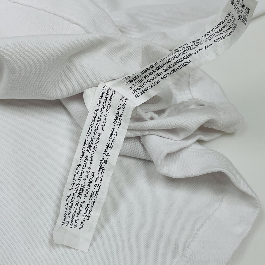 ZARA【S】ホワイト ポロシャツ クロップド ショート丈 長袖トップス レディース カジュアル 通勤 大人可愛い生地コットン デイリー ザラ_画像8