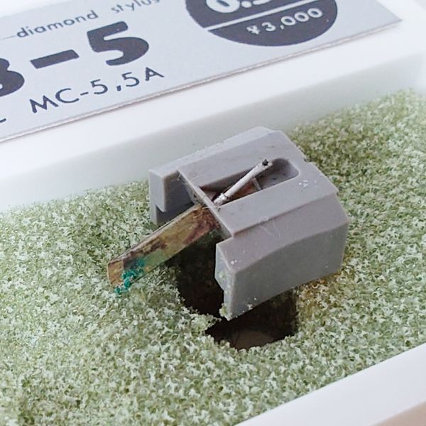 レコード針　NAGAOKA CEC MC-5,5A　98－５?。播互氓?　當時物　保管品　狀態(tài)不明
