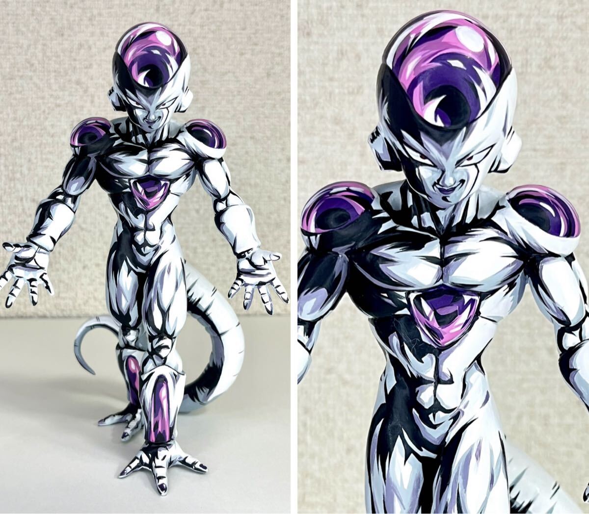 ドラゴンボール フリーザ フィギュア リペイント the出陣 レジェンズ風 2次元塗装 2D_画像1