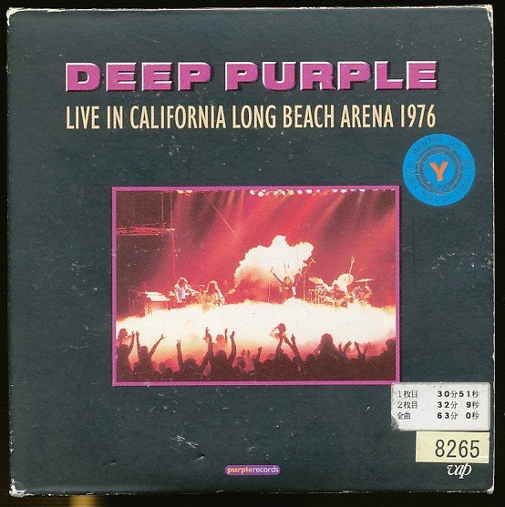 JA981●ディープ?パープル(DEEP PURPLE)/ライブ?イン?カリフォルニア?ロング?ビーチ?アリーナ 1976/CD 紙ジャケット レンタル使用品