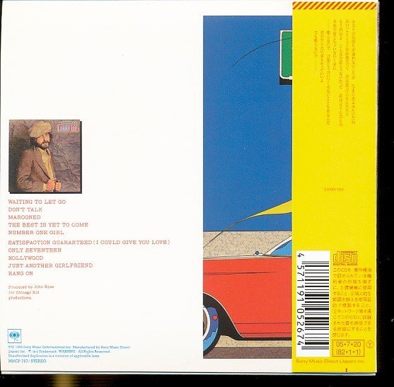 JA989●ラリー・リー(LARRY LEE)「ロンリー・フリーウェイ(MAROONED)」CD 紙ジャケット仕様_画像2