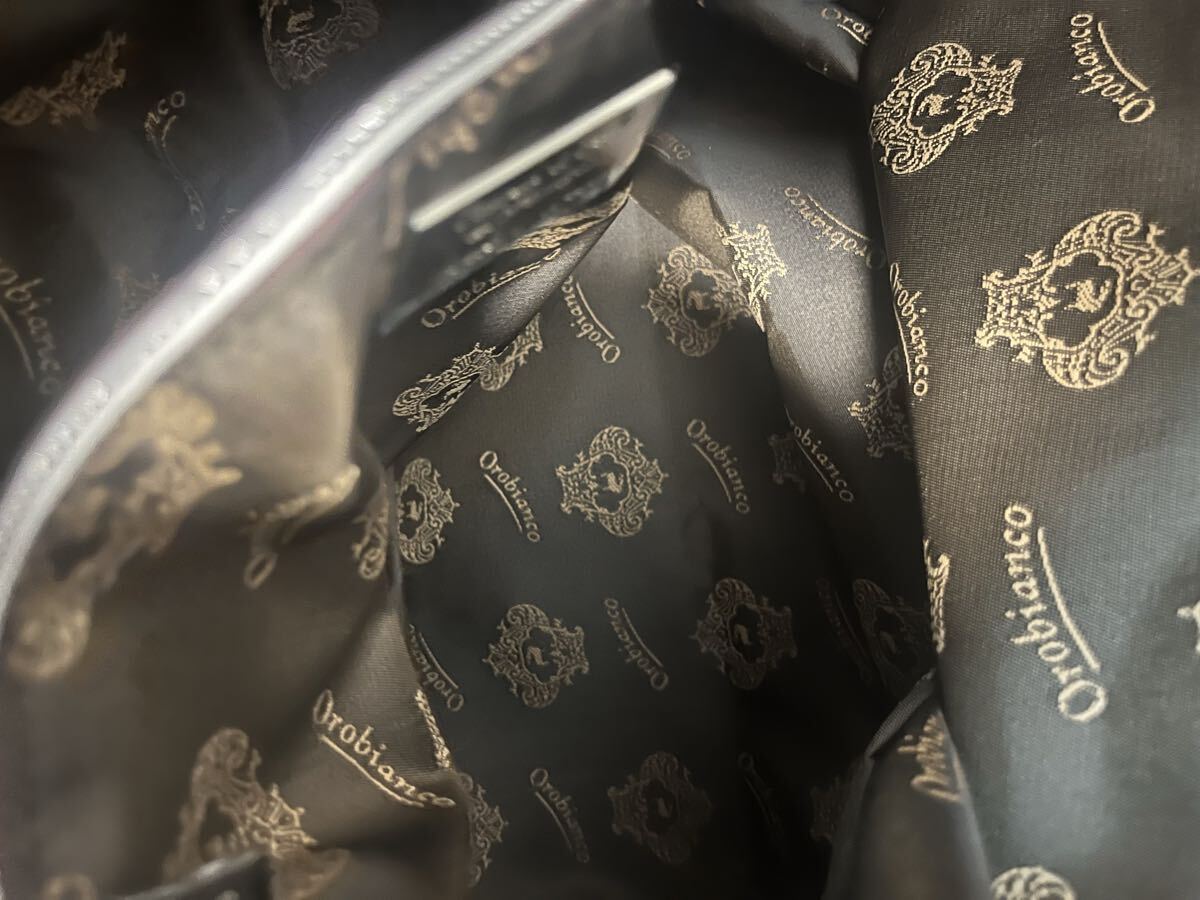 Orobianco オロビアンコ ショルダーバッグ ハンドバッグ 大容量　W102613_画像9