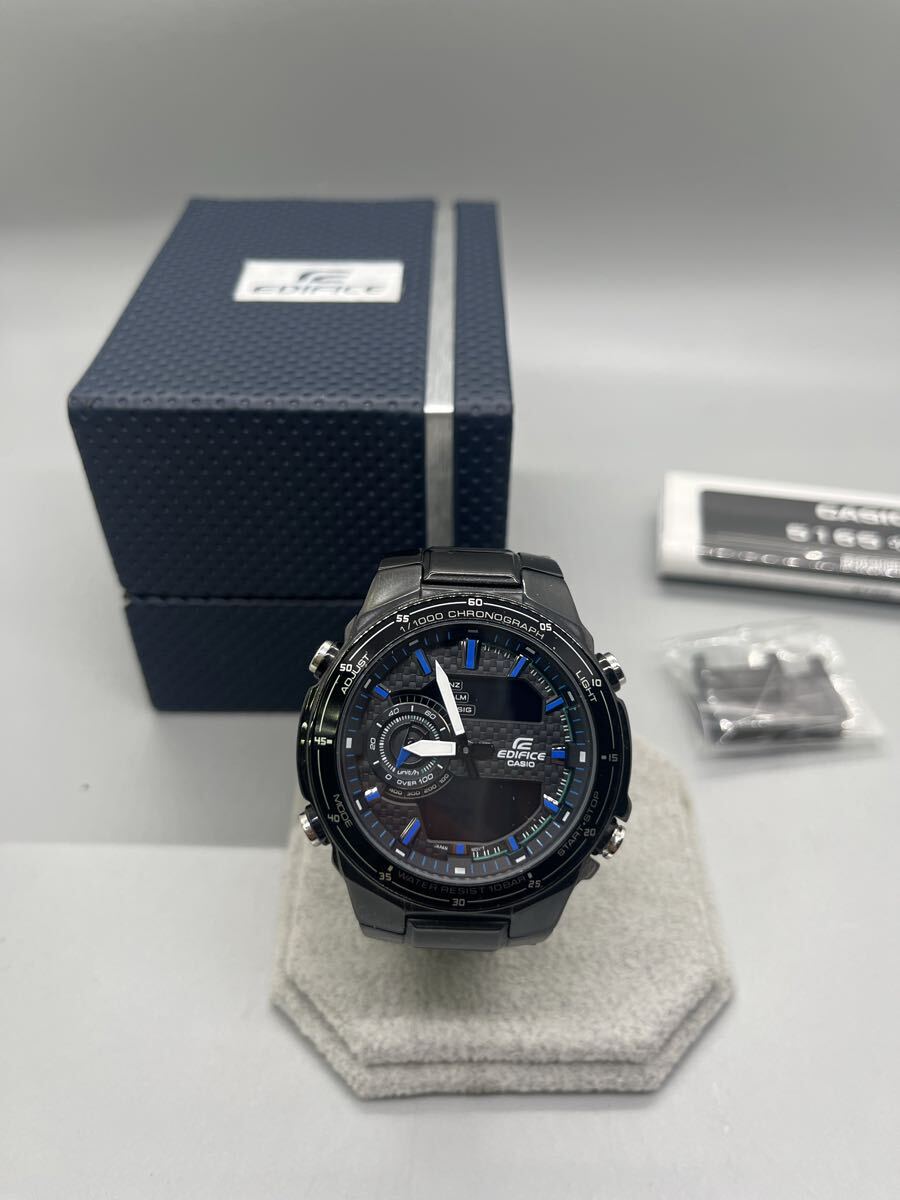 EDIFICE エディフィス EFA-131BKJ カシオ CASIO 腕時計 メンズ 箱付 H10263_画像2