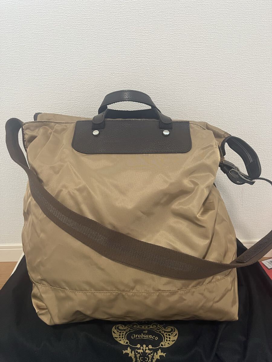 Orobianco オロビアンコ ショルダーバッグ ハンドバッグ 大容量　W102613_画像4