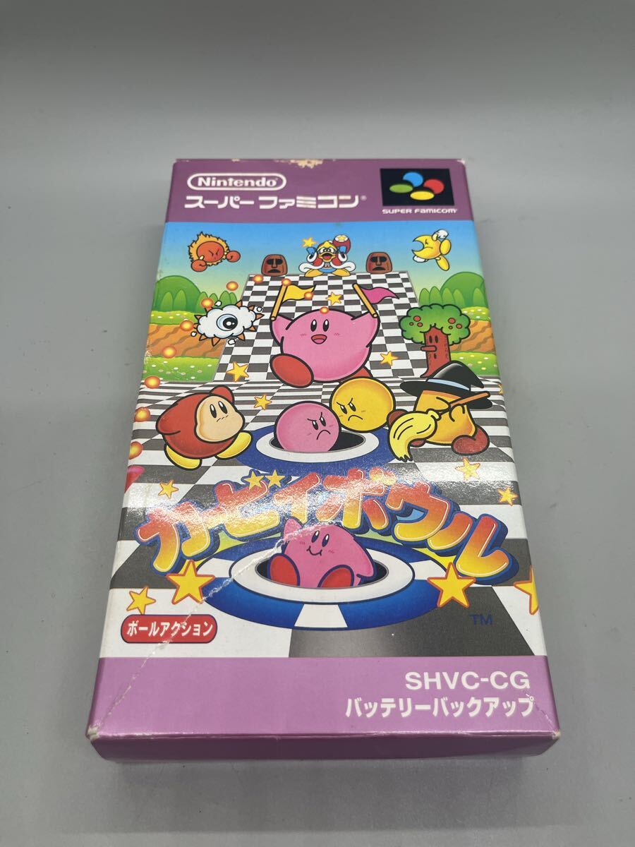 SFC ソフト カービィボウル 箱付　W10307_画像4