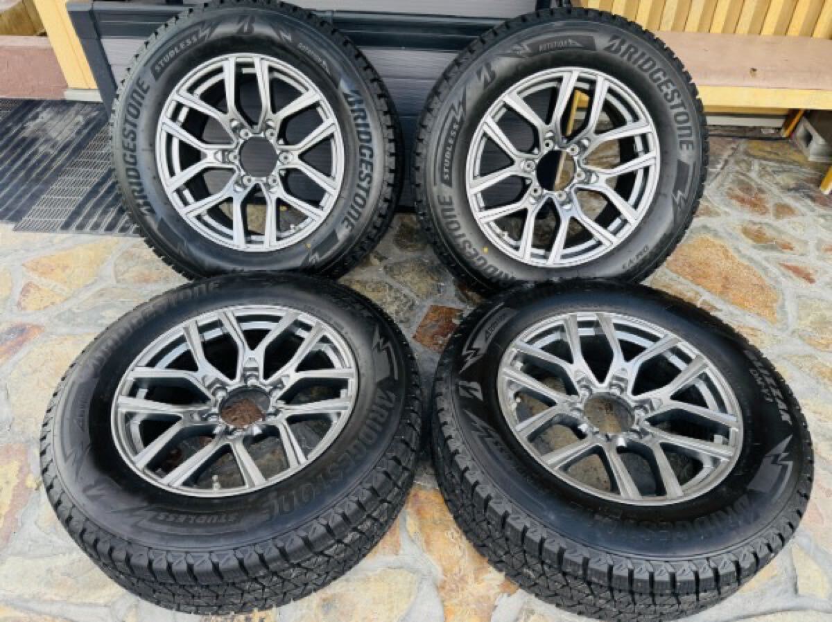 プラドホイールタイヤセット スタッドレスタイヤ_画像1