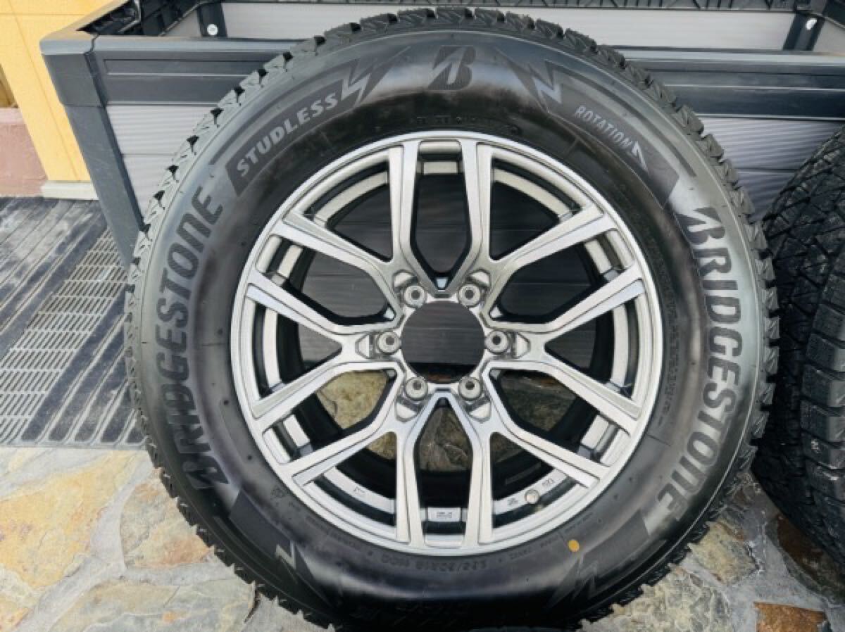 プラドホイールタイヤセット スタッドレスタイヤ_画像2