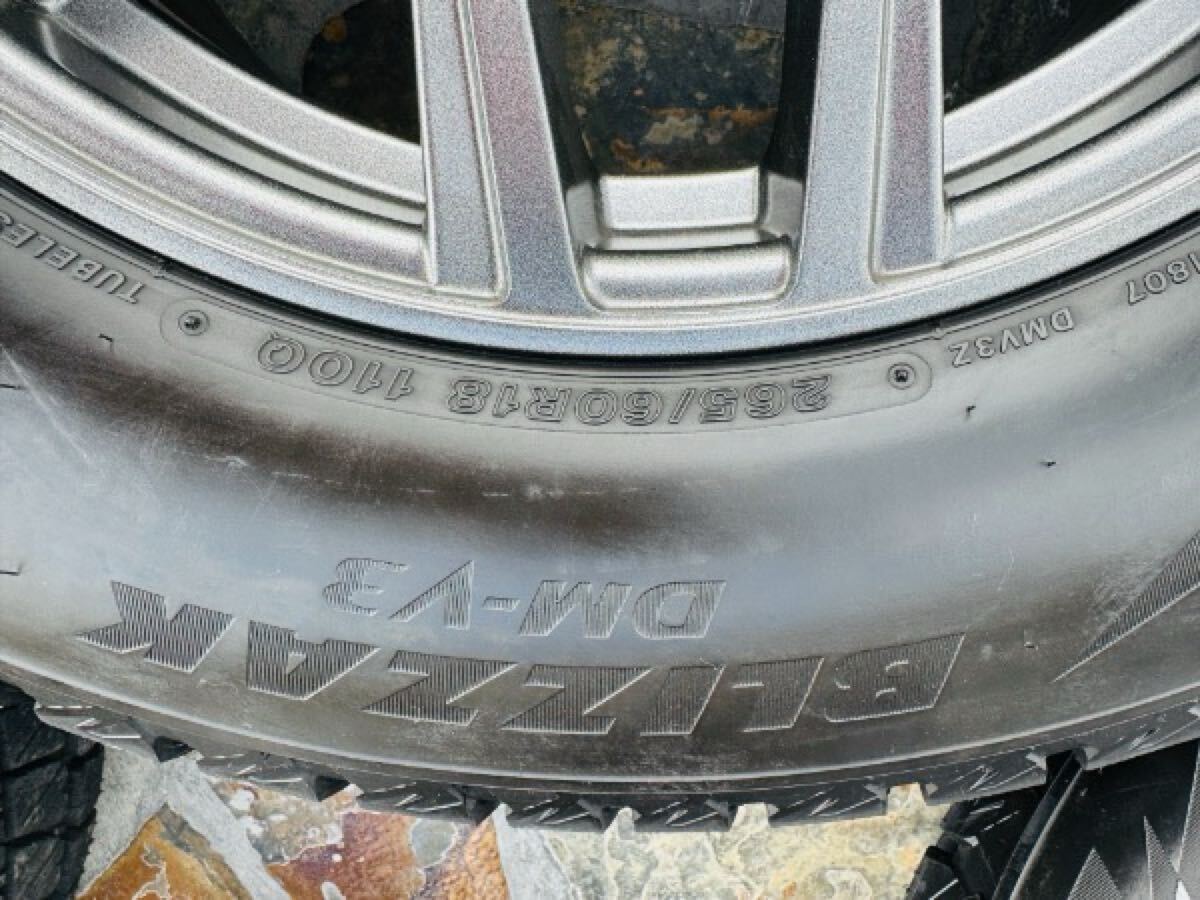 プラドホイールタイヤセット スタッドレスタイヤ_画像6