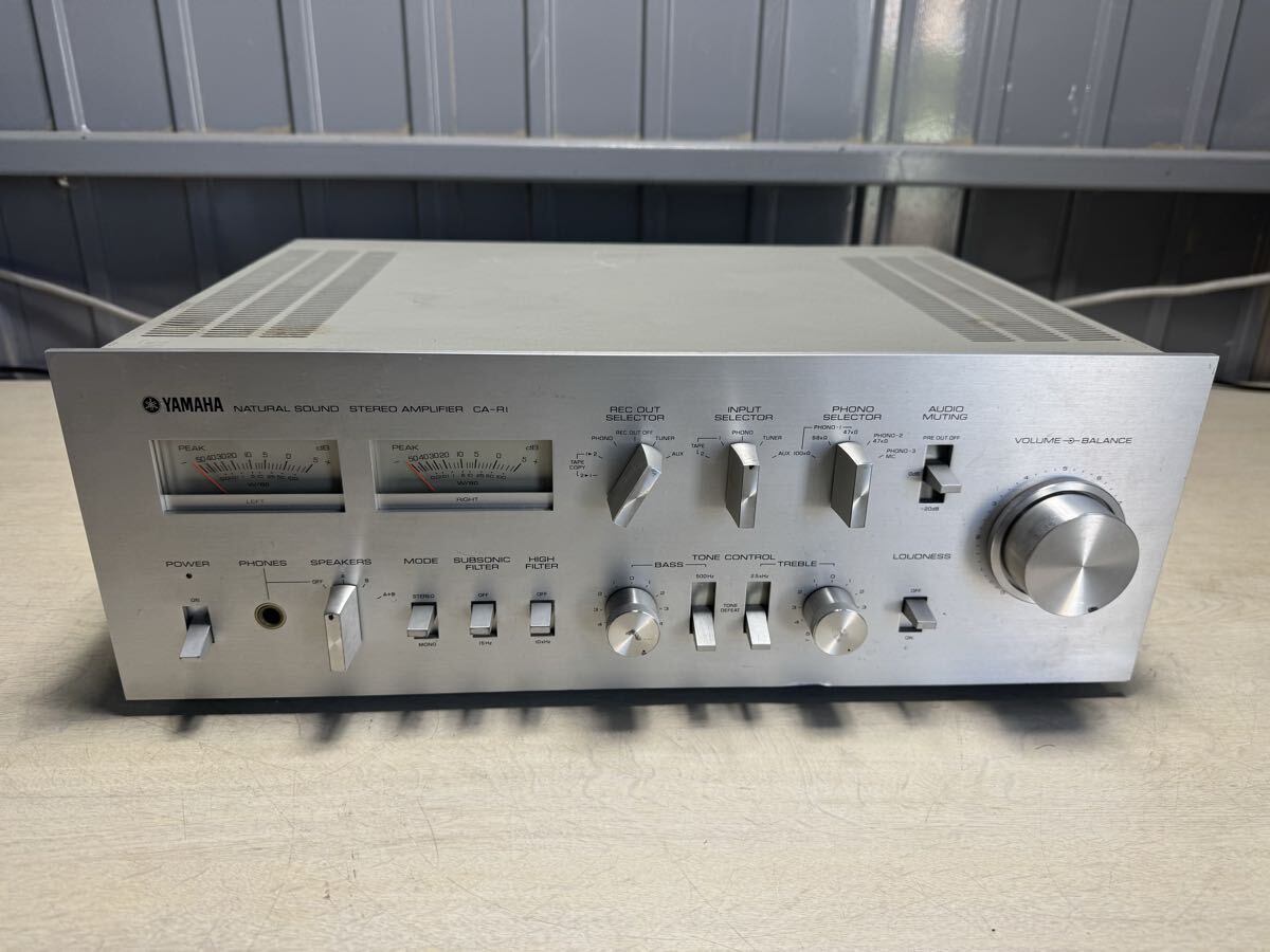 YAMAHA ヤマハ CA-R1 STEREO AMPLIFIER ステレオ プリメインアンプ _画像1
