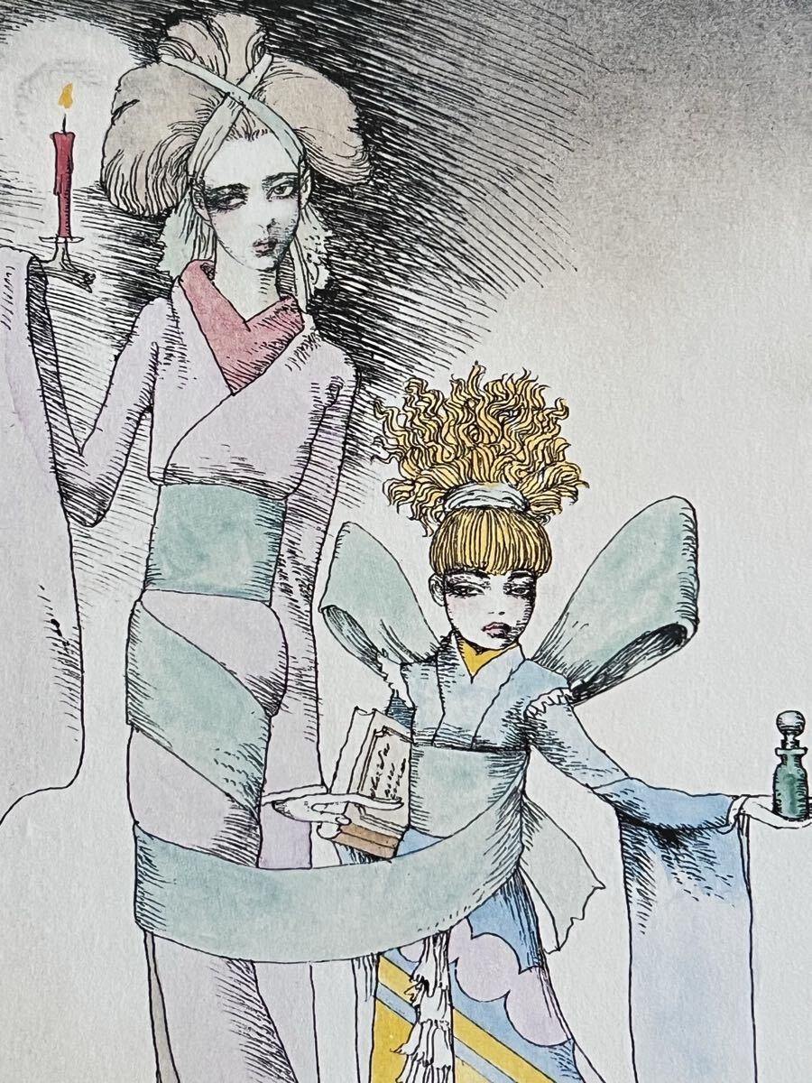 【宇野亜喜良の複製画（印刷）】≪絵小説≫　_画像3