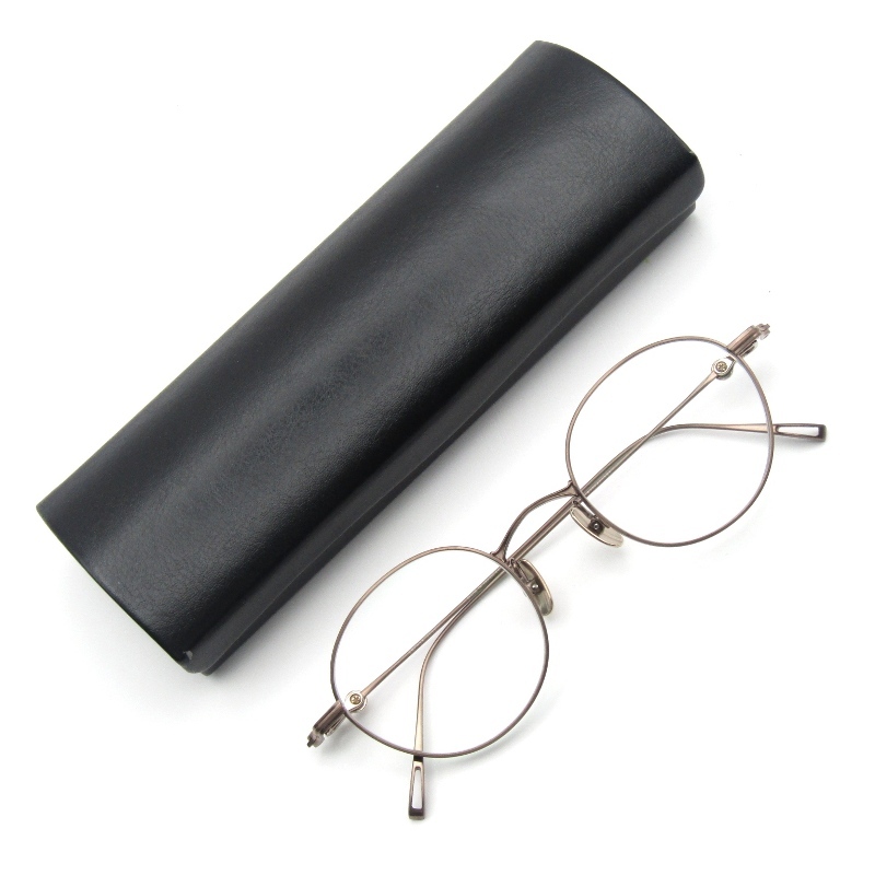 美品 金子眼鏡 カネコガンキョウ メガネフレーム KMP-18 度入り 日本製 ボストン メタル SV925製丁番パーツ IPBR ブラウン 65008714_画像1