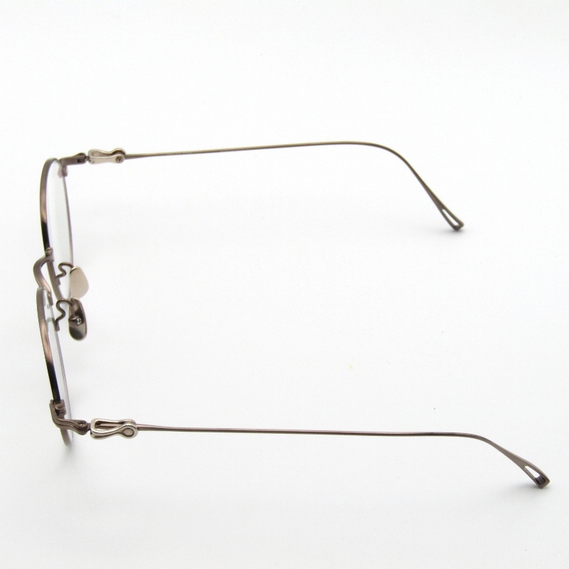 美品 金子眼鏡 カネコガンキョウ メガネフレーム KMP-18 度入り 日本製 ボストン メタル SV925製丁番パーツ IPBR ブラウン 65008714_画像3