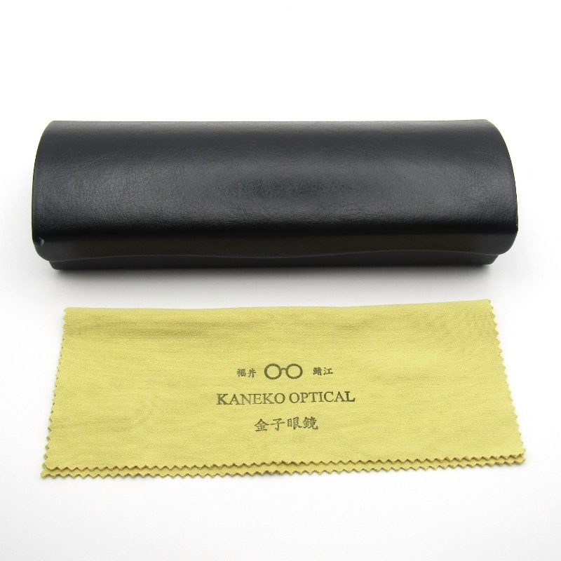 美品 金子眼鏡 カネコガンキョウ メガネフレーム KMP-18 度入り 日本製 ボストン メタル SV925製丁番パーツ IPBR ブラウン 65008714_画像9