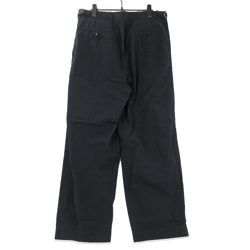 marka マーカ ダブルプリーテッド トラウザー M25E16PT02C サイドアジャスト 製品染め ピグメントブラック 3 タグ付き 71013772_画像2