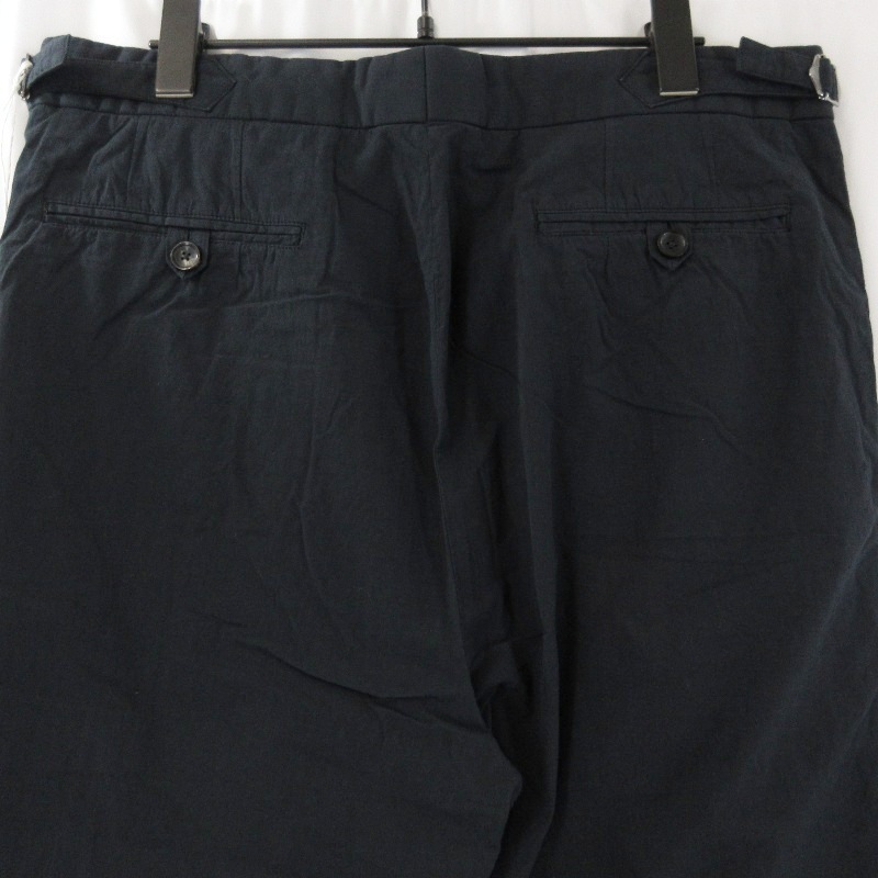 marka マーカ ダブルプリーテッド トラウザー M25E16PT02C サイドアジャスト 製品染め ピグメントブラック 3 タグ付き 71013772_画像7