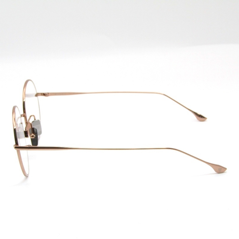 美品 DITA ディータ メガネフレーム BELIEVER(-) DTX506-52-02 日本製 ビリーバーマイナス ラウンド RGD ローズゴールド 61004010_画像2