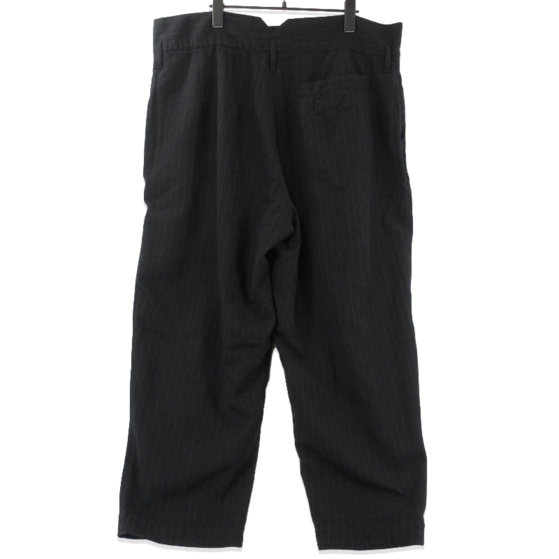 未使用 Porter Classic ポータークラシック PIN STRIPE CLASSIC PANTS PC-031-3611-0010-0016 ブラック 黒 XXL タグ付き 71014002_画像2