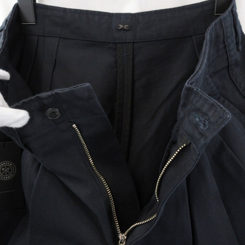 未使用 Porter Classic ポータークラシック SATCHMO CHINOS PC-009-1465-0047-0012 サッチモチノズ ネイビー S タグ付き 71014003_画像9