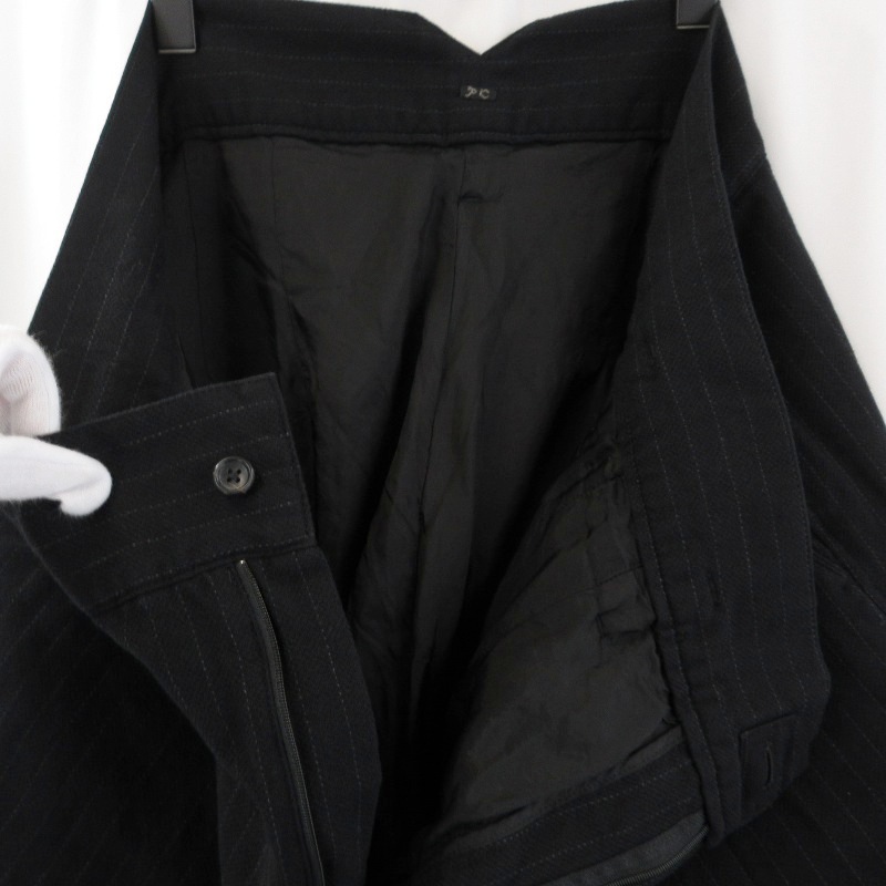 未使用 Porter Classic ポータークラシック PIN STRIPE CLASSIC PANTS PC-031-3611-0010-0016 ブラック 黒 XXL タグ付き 71014002_画像9