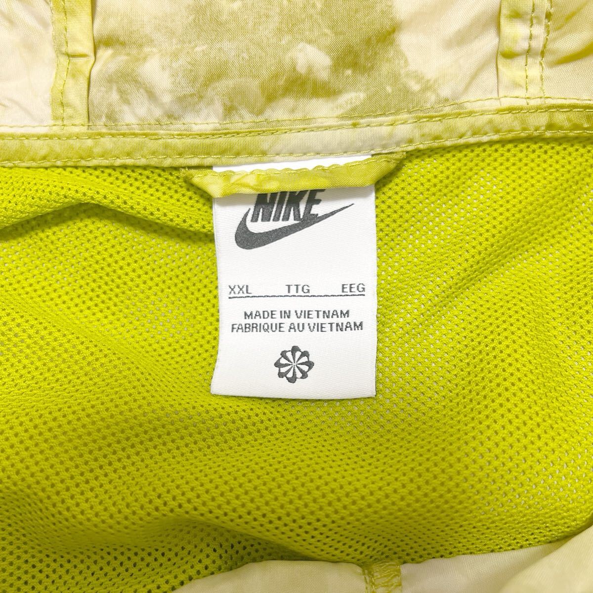 NIKE ナイキ レディース ウェーブダイ ウーブン オーバーサイズ プルオーバー ジャケット XXLサイズ ナイロン_画像3