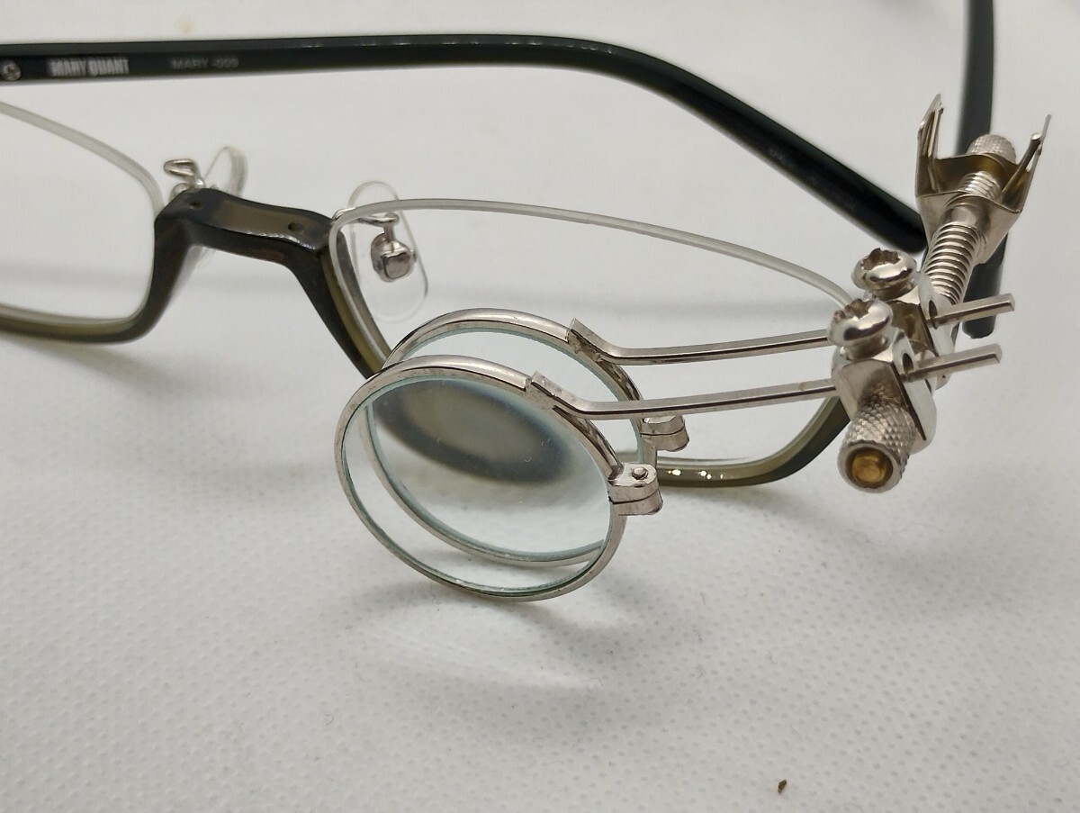 ■未使用品■メガネ用キズミ&キズミホルダー 5倍&10倍 x5&x10 時計工具 時計修理_画像1