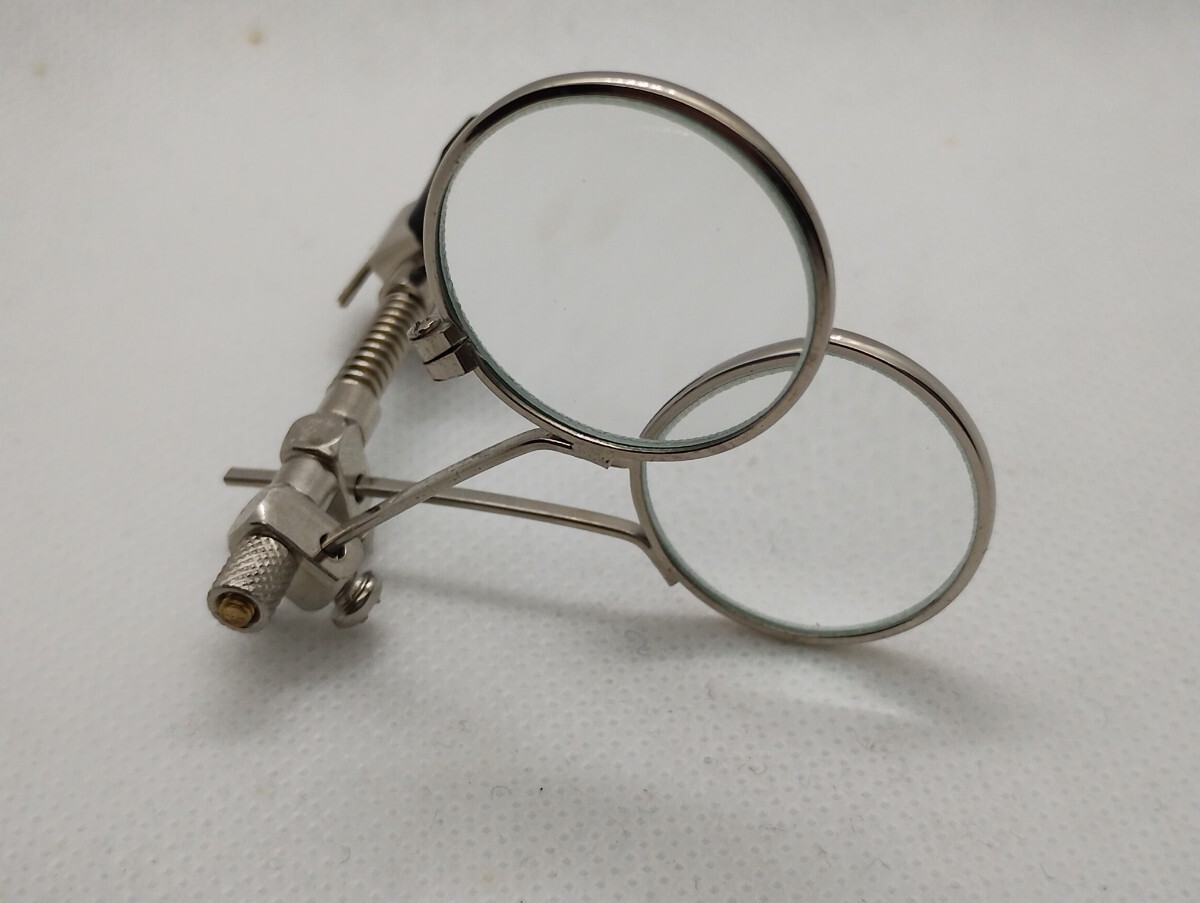 ■未使用品■メガネ用キズミ&キズミホルダー 5倍&10倍 x5&x10 時計工具 時計修理_画像4