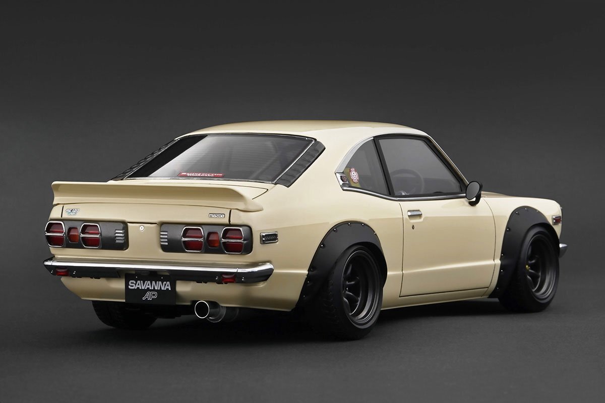 Ignition Model イグニッションモデル 1/18 レジン プロポーションモデル 1972年モデル マツダ Mazda Savanna (S124A) Semi Works ホワイ_画像2