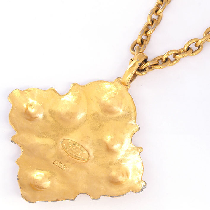  бренд Schott Tokyo Chanel glanyu рацион квадратное plate .. форма Gold [ подвеска ]CHANEL