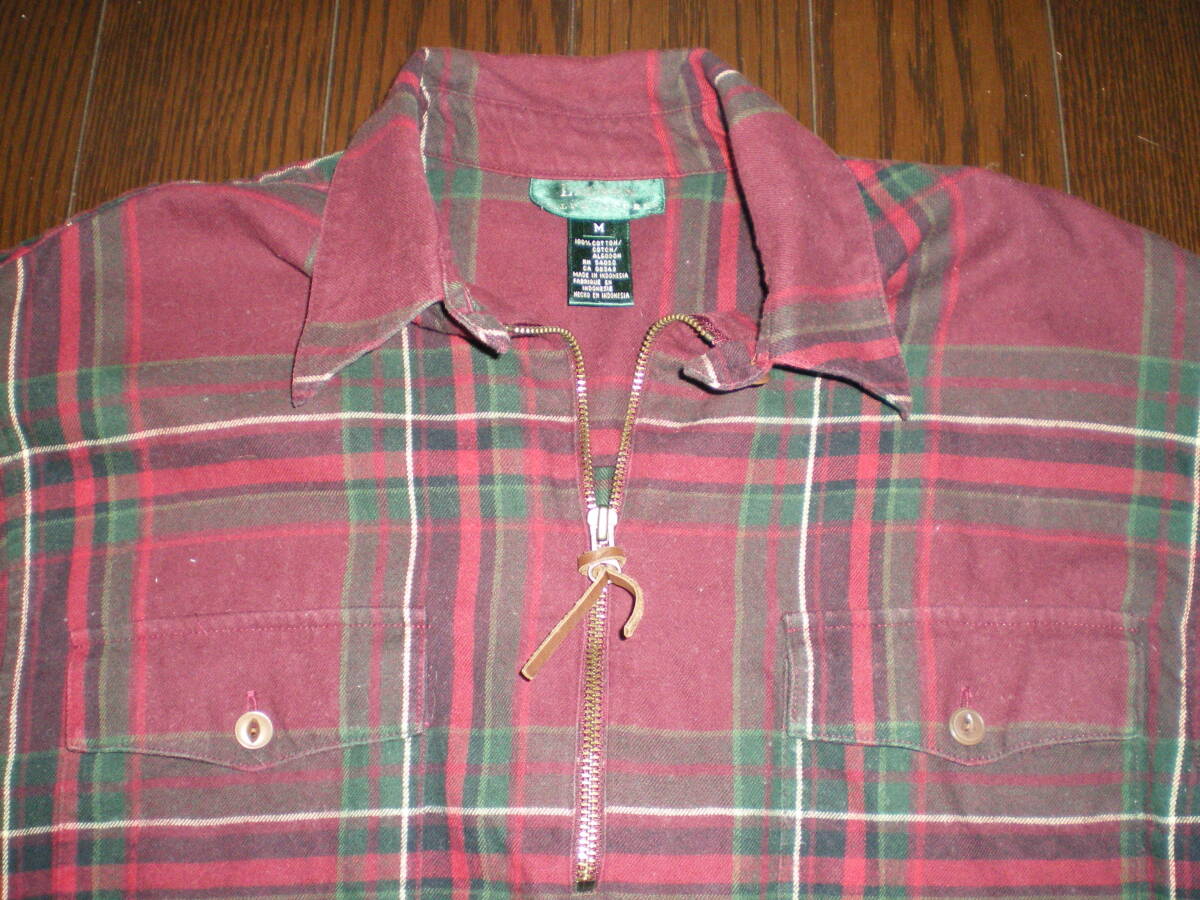 ★良品 LAUREN RALPH LAUREN / プルオーバー チェック ネルシャツ ビッグサイズ / M(実寸肩幅51cm身幅58cm着丈75cm袖丈57cm) ★の画像1