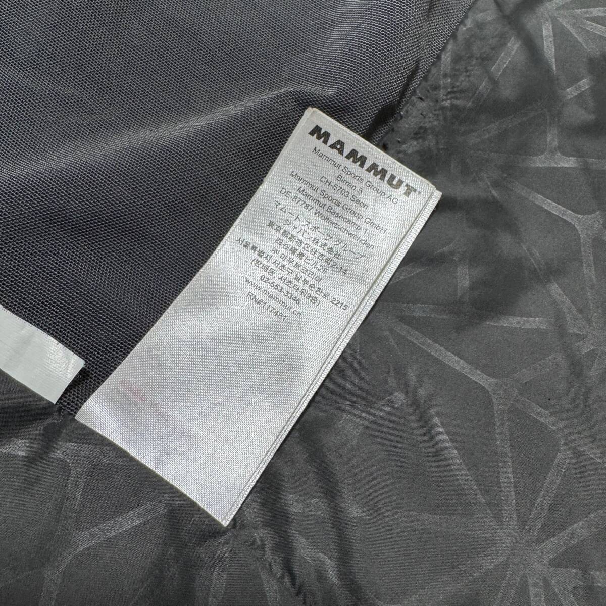 MAMMUT マムート インサレーションフードジャケット Mサイズ（アジアLサイズ）_画像8
