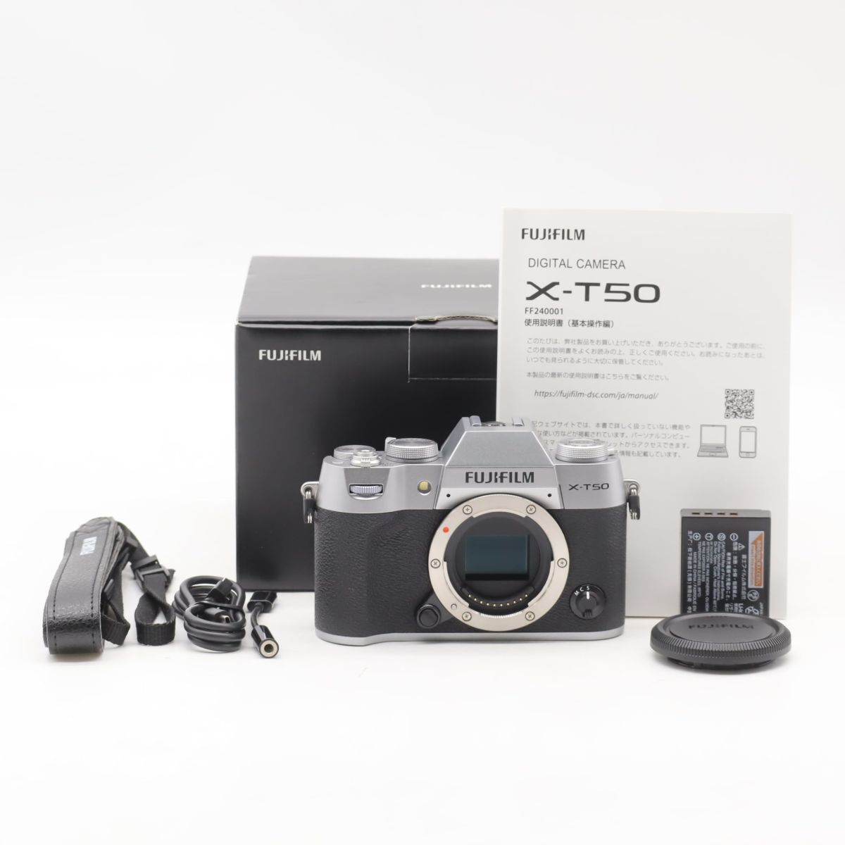  Fuji Film FUJIFILM беззеркальный однообъективный камера X-T50 корпус серебряный F X-T50-S